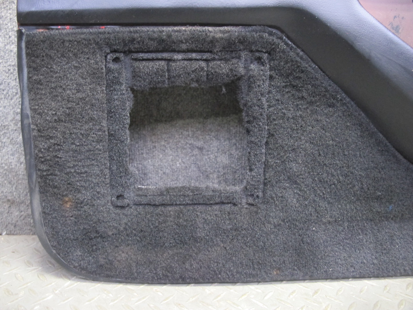 84-89 Chevrolet Corvette C4 Coupe Right Door Interior Trim Cover Panel Black OEM