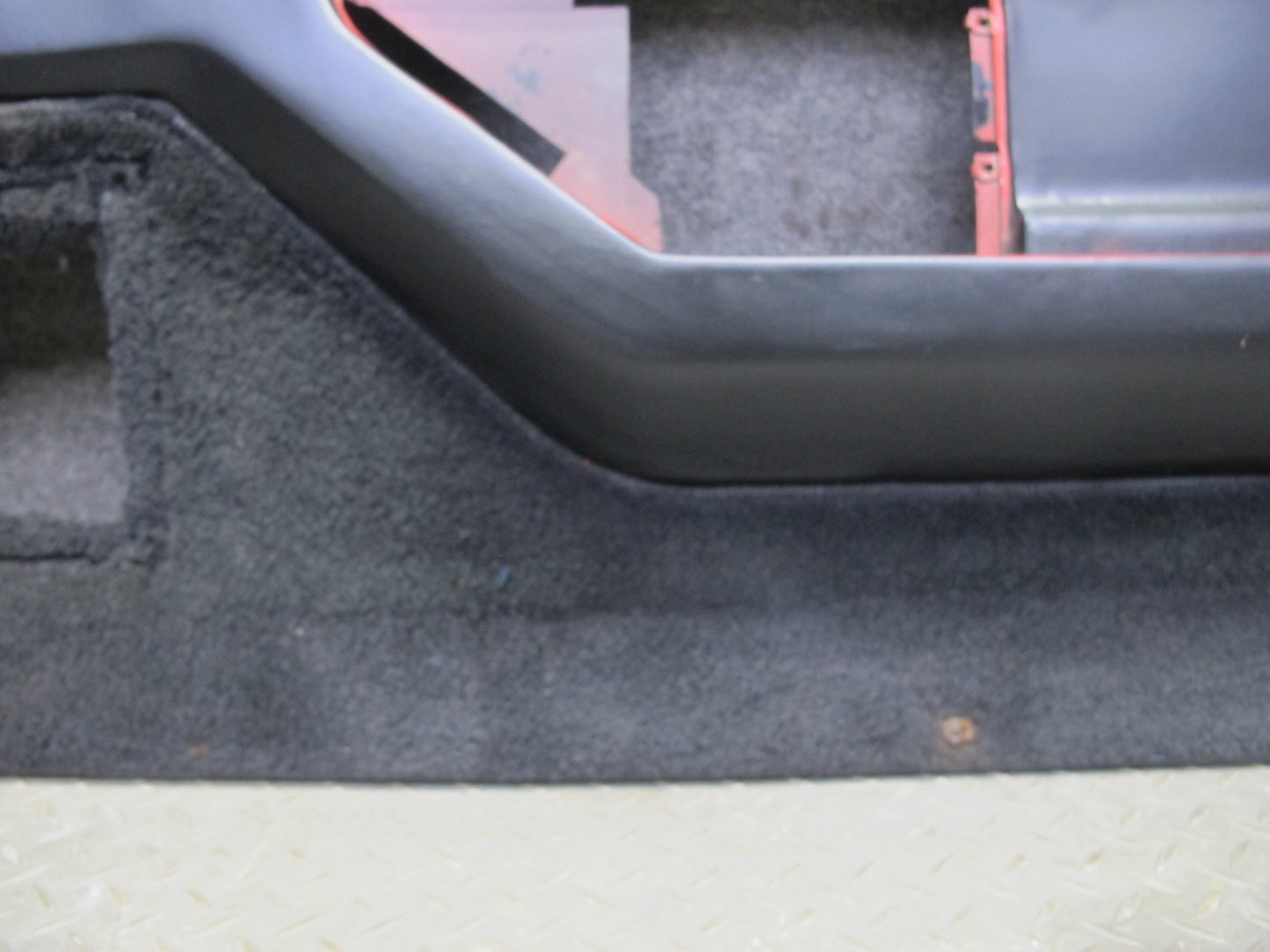 84-89 Chevrolet Corvette C4 Coupe Right Door Interior Trim Cover Panel Black OEM