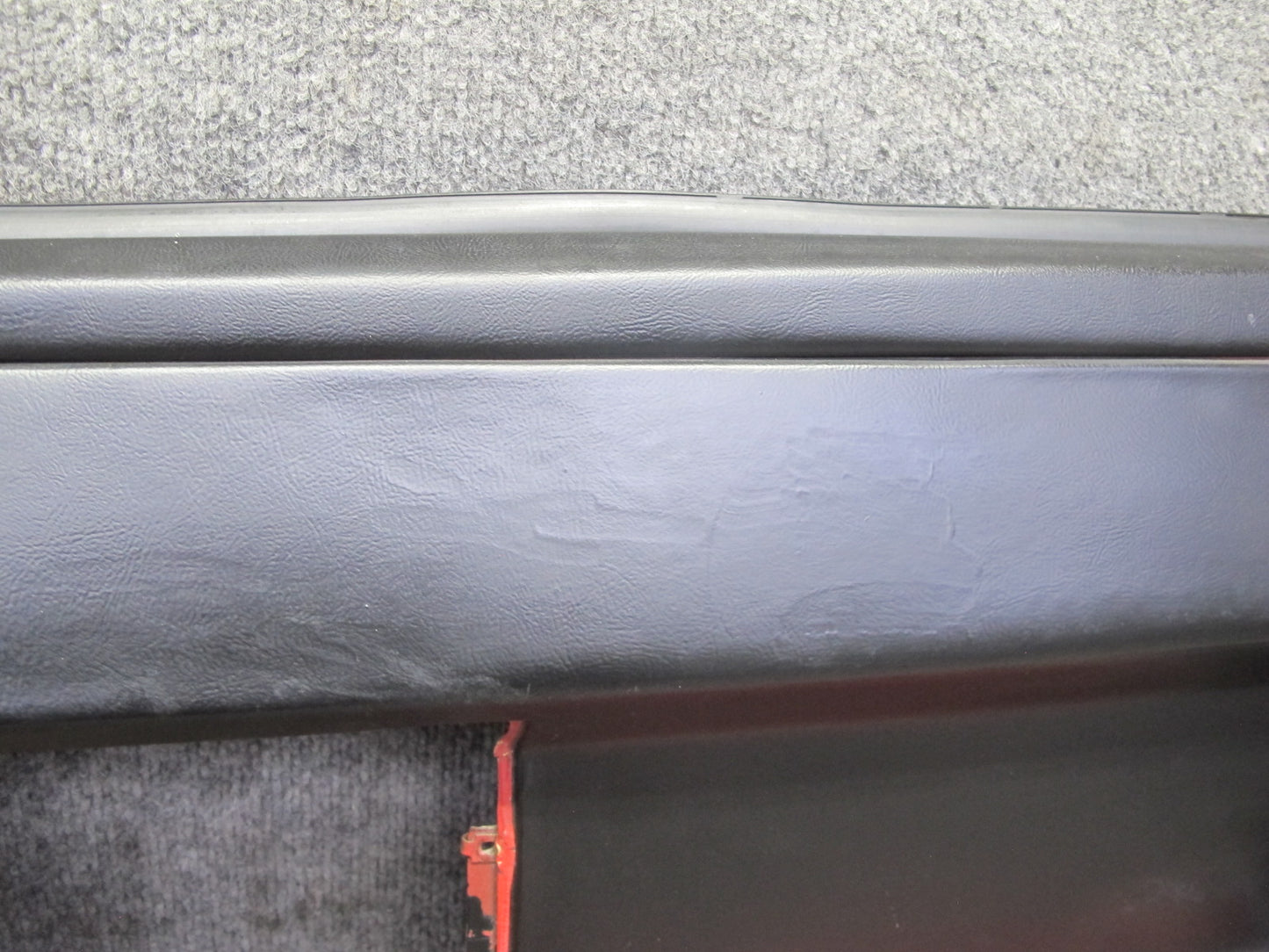 84-89 Chevrolet Corvette C4 Coupe Right Door Interior Trim Cover Panel Black OEM