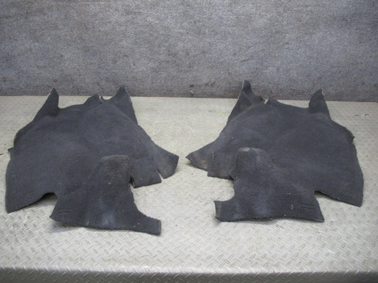 91-94 Chevrolet Corvette C4 Rear Left & Right Trunk Carpet Trim Cover Set OEM