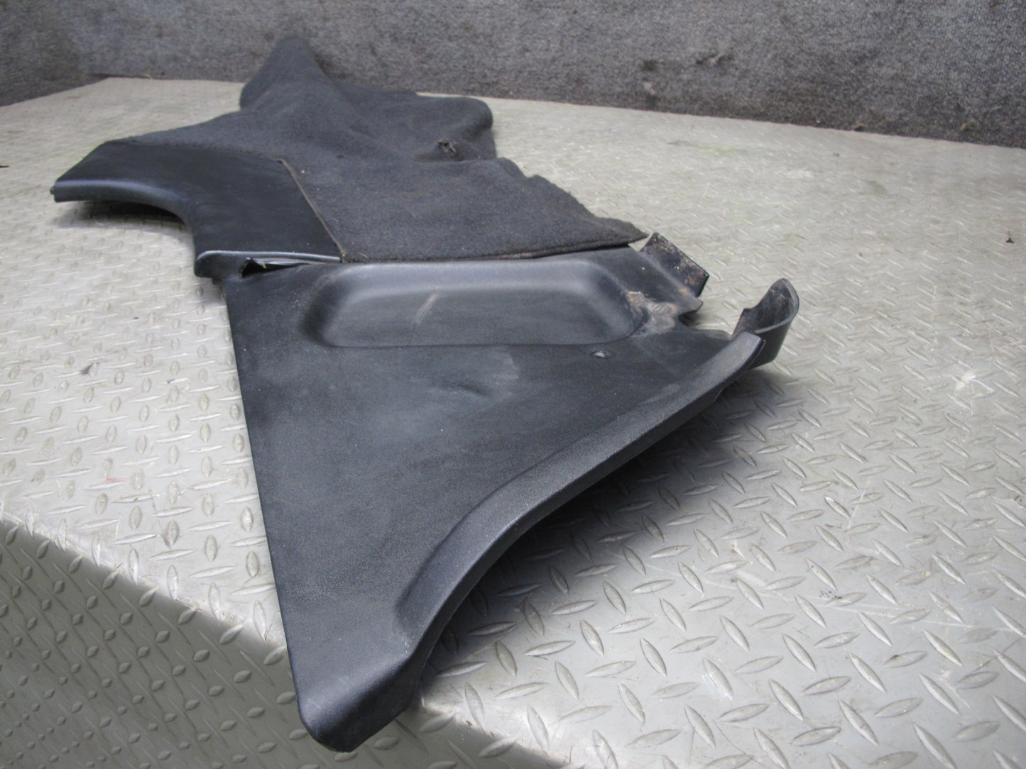 90-93 Chevrolet Corvette C4 Set of 2 Center Console Carpet Trim Cover Panel OEM