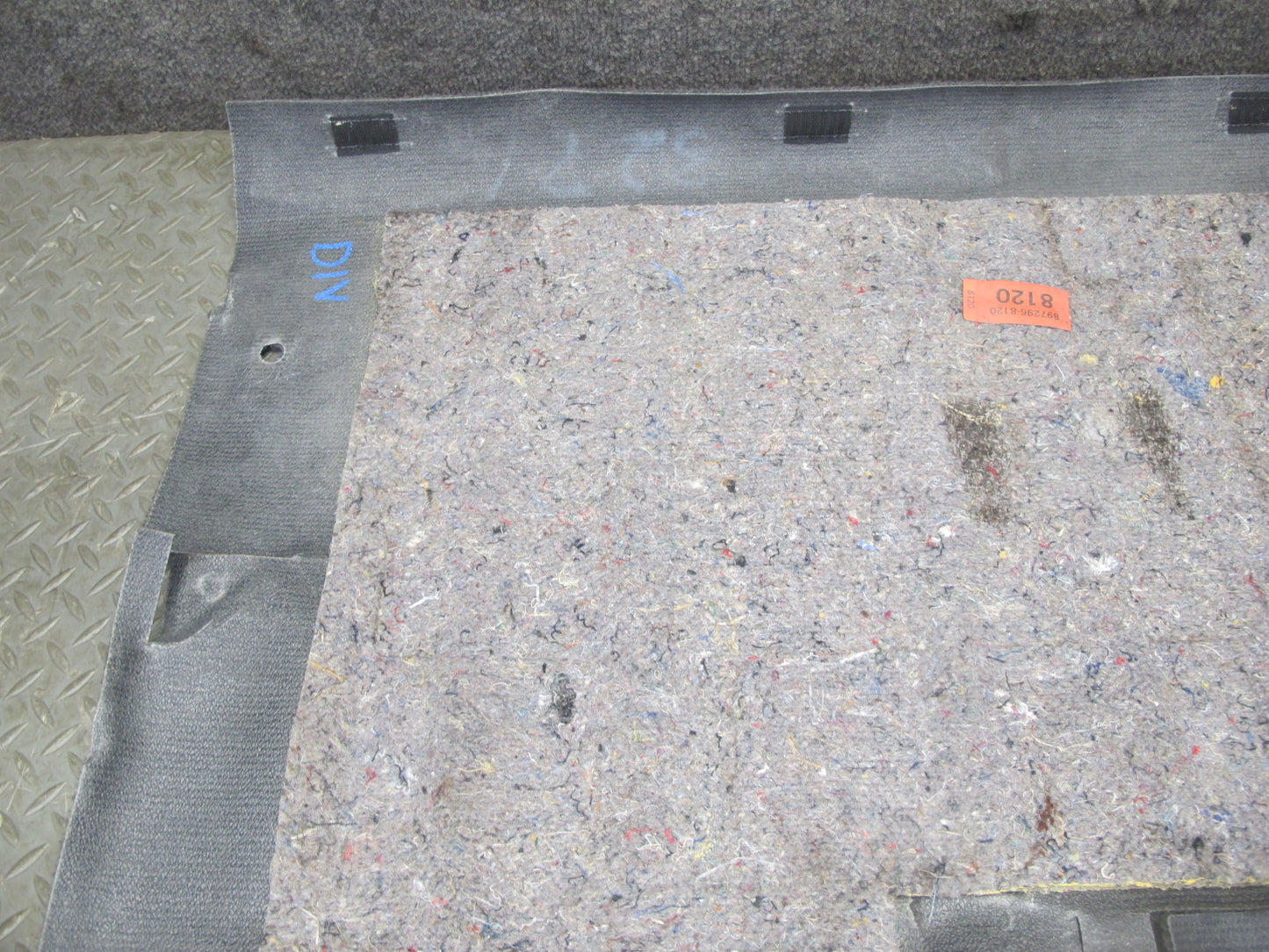 99-01 Isuzu Vehicross Rear Interior Floor Cargo Carpet OEM