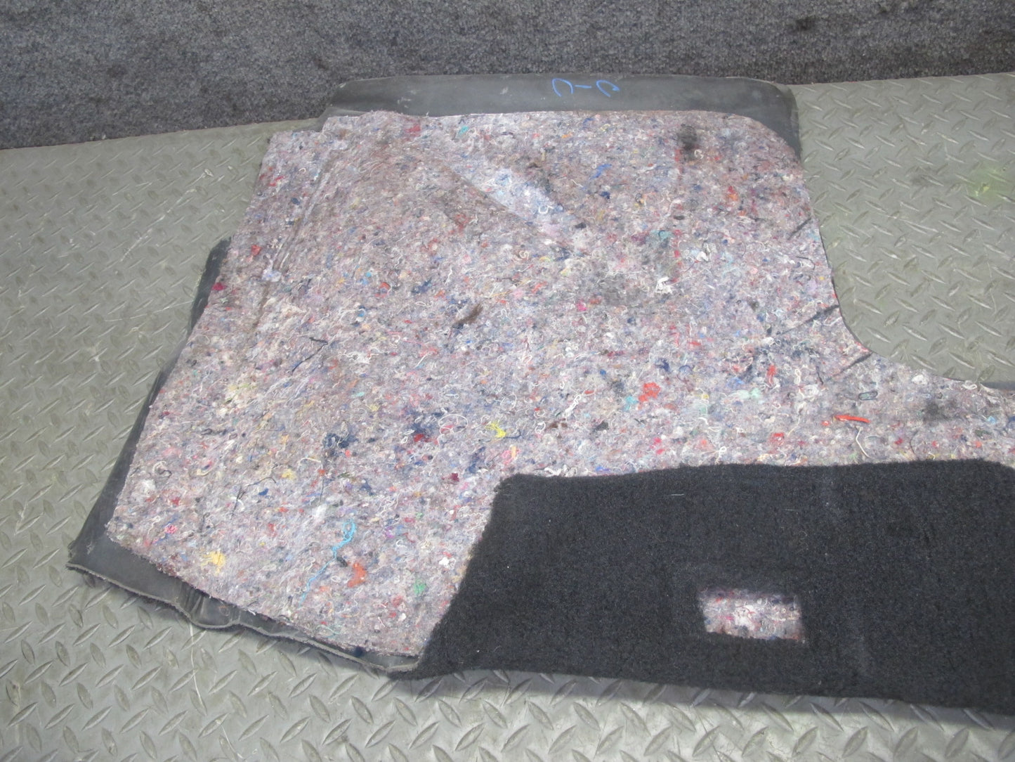 91-94 Chevrolet Corvette C4 Rear Back Waterfall Carpet Trim Cover OEM