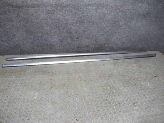 81-85 Mercedes R107 380SL Front Left & Right Door Trim Chrome Molding OEM