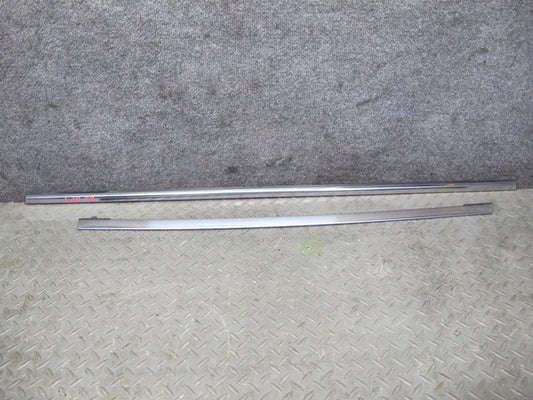 2014-2020 Infiniti QX60 Rear Right Door Window Chrome Trim Molding Set of 2