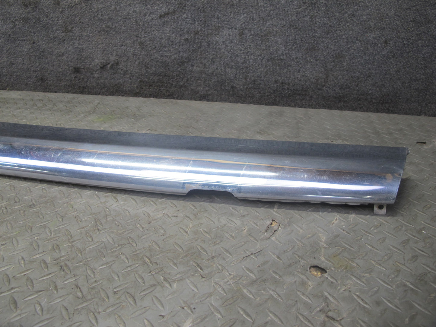 73-89 Mercedes R107 Front Bumper Upper Chrome Molding Trim Cover Panel OEM