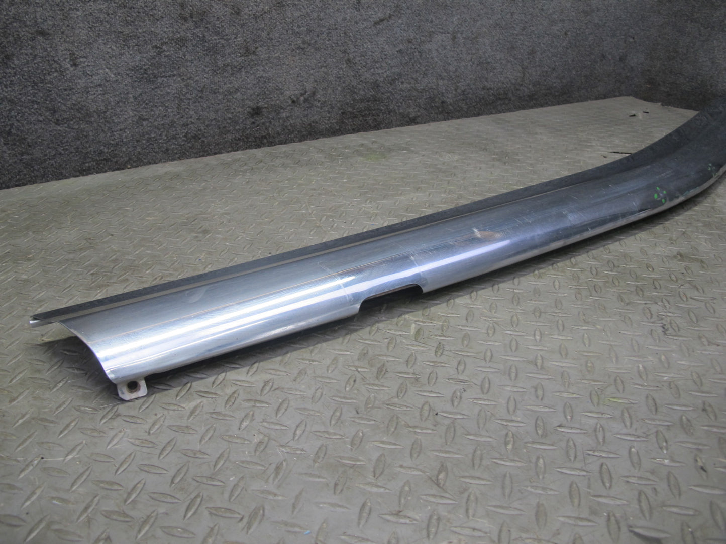 73-89 Mercedes R107 Front Bumper Upper Chrome Molding Trim Cover Panel OEM