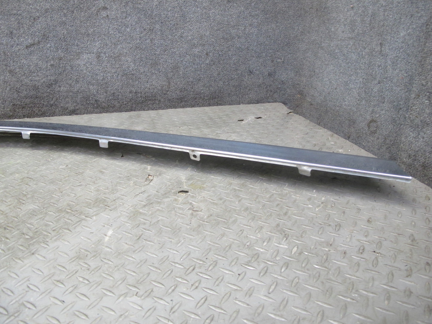 73-89 Mercedes R107 Front Bumper Upper Chrome Molding Trim Cover Panel OEM