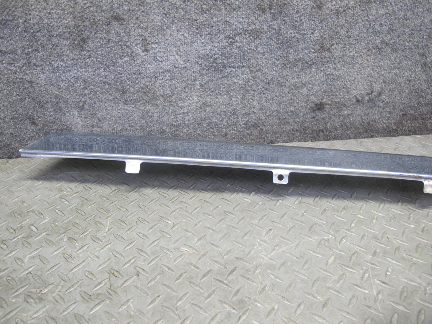 73-89 Mercedes R107 Front Bumper Upper Chrome Molding Trim Cover Panel OEM