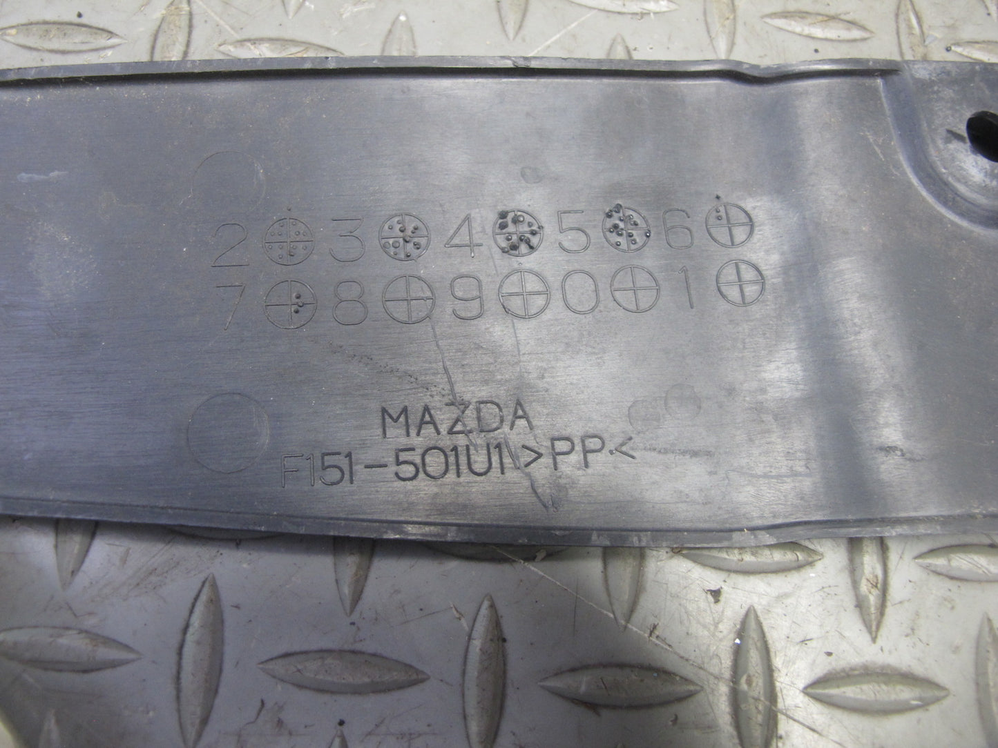 04-08 Mazda RX8 1.3L Engine Upper Radiator Support Cover Trim Panel OEM