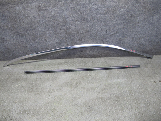 2014-2020 Infiniti QX60 Front Left Door Window Chrome Trim Molding Set of 2