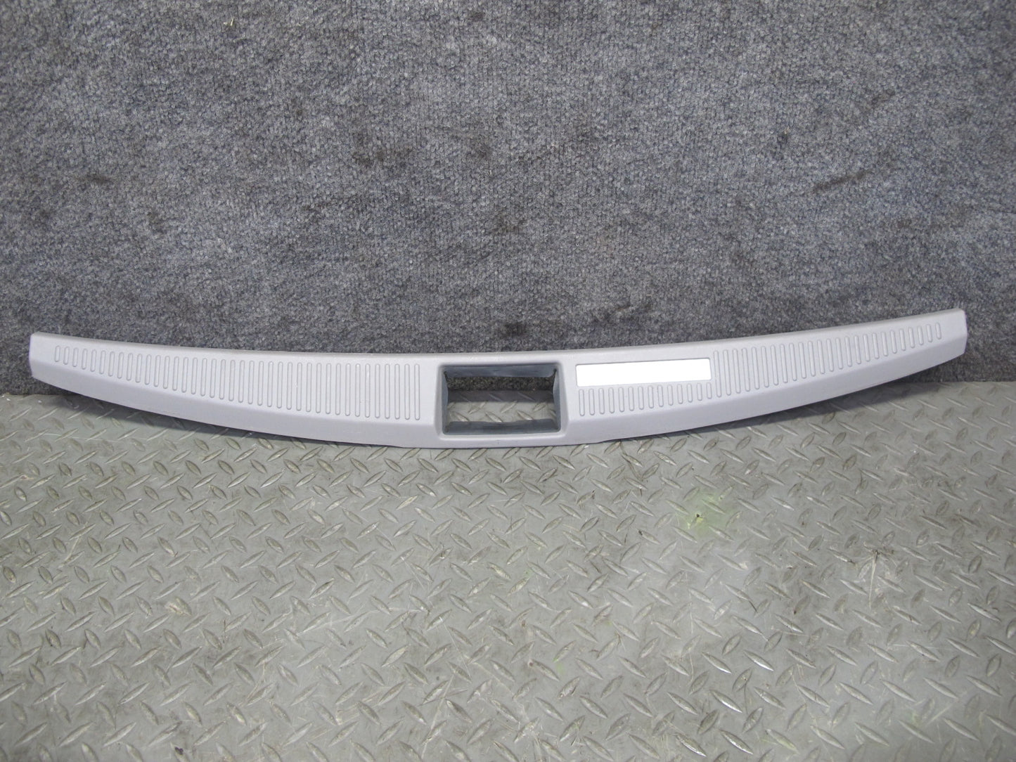 02-10 Lexus SC430 UZZ40L Rear Trunk Floor Finish Sill Scuff Plate Trim Panel OEM
