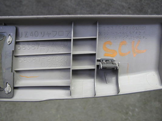 02-10 Lexus SC430 UZZ40L Rear Trunk Floor Finish Sill Scuff Plate Trim Panel OEM
