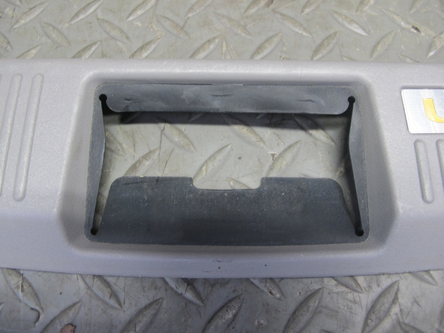 02-10 Lexus SC430 UZZ40L Rear Trunk Floor Finish Sill Scuff Plate Trim Panel OEM