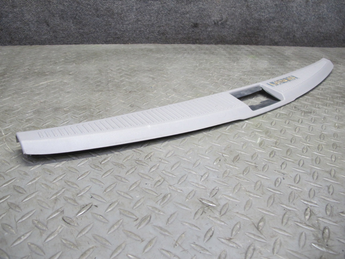 02-10 Lexus SC430 UZZ40L Rear Trunk Floor Finish Sill Scuff Plate Trim Panel OEM