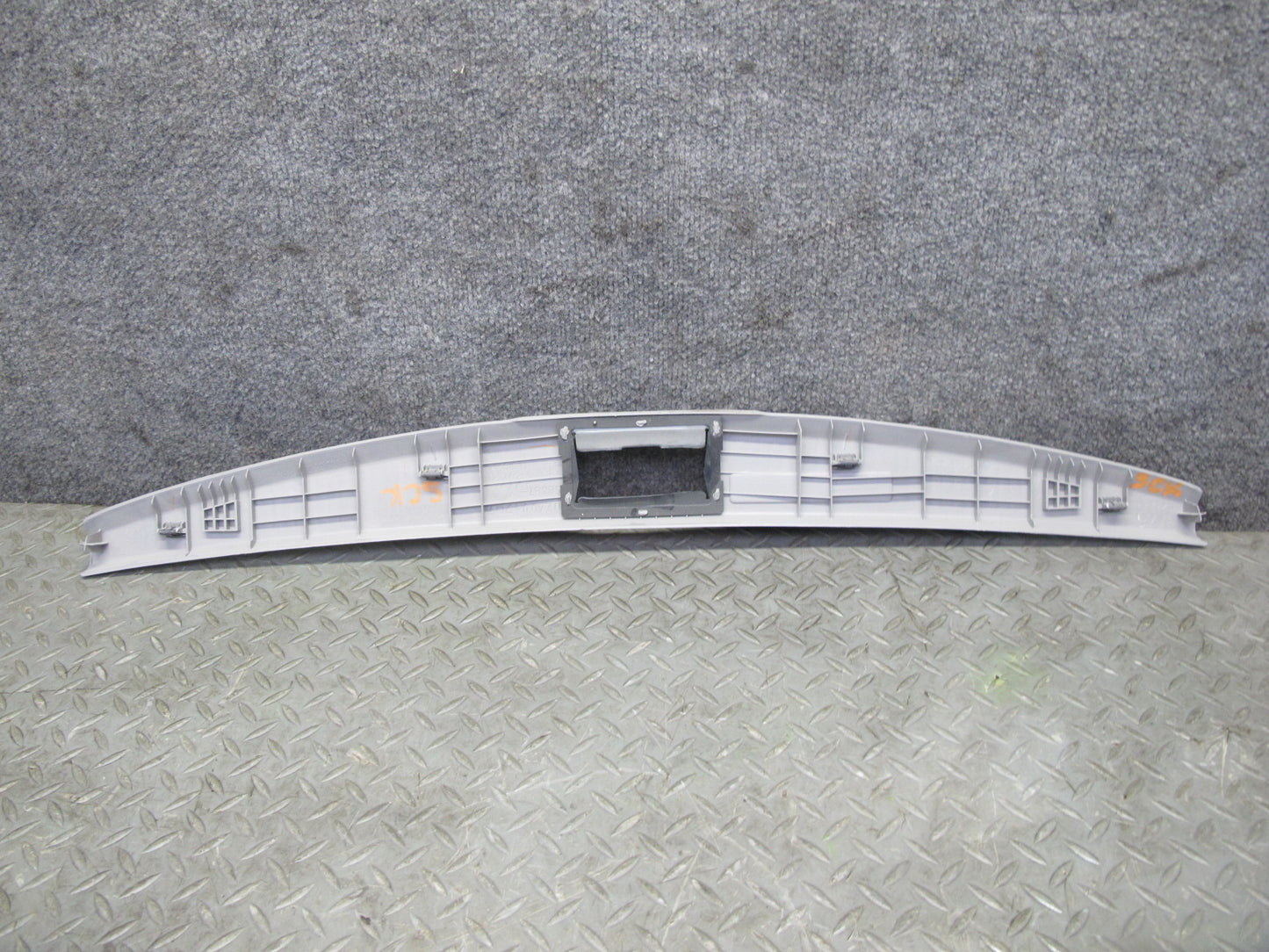 02-10 Lexus SC430 UZZ40L Rear Trunk Floor Finish Sill Scuff Plate Trim Panel OEM