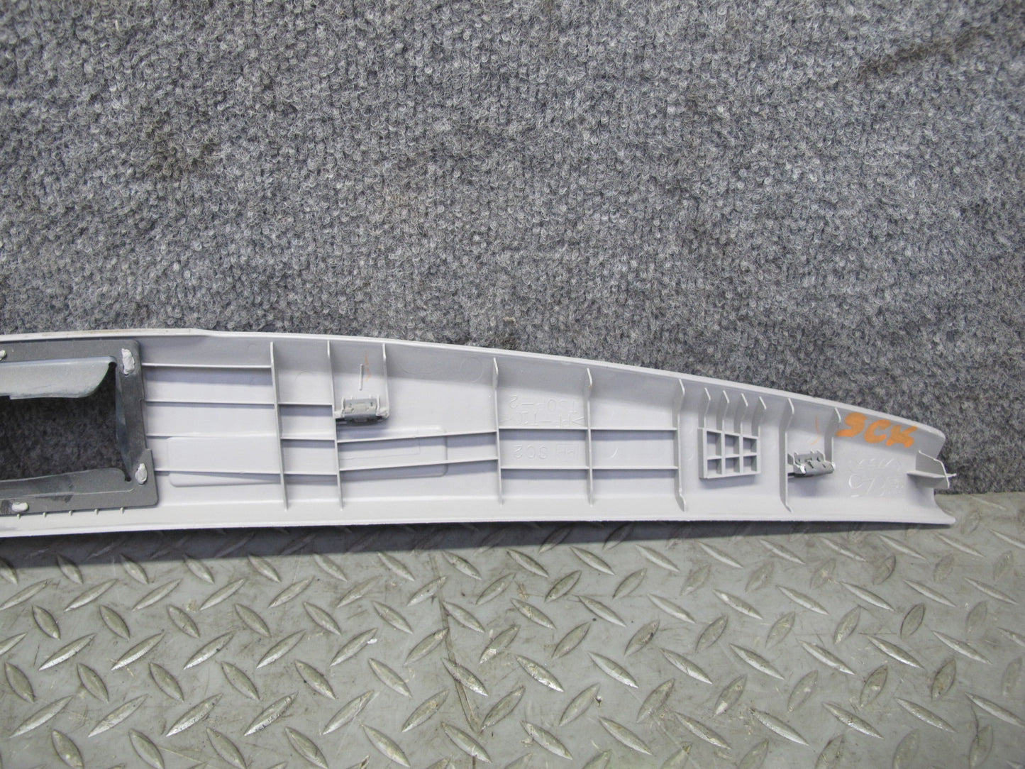 02-10 Lexus SC430 UZZ40L Rear Trunk Floor Finish Sill Scuff Plate Trim Panel OEM