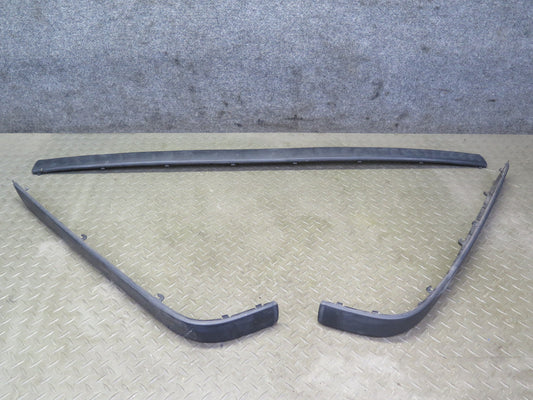 94-99 BMW E36 328iC Convertible Set of 3 Rear Bumper Trim Strip Molding OEM