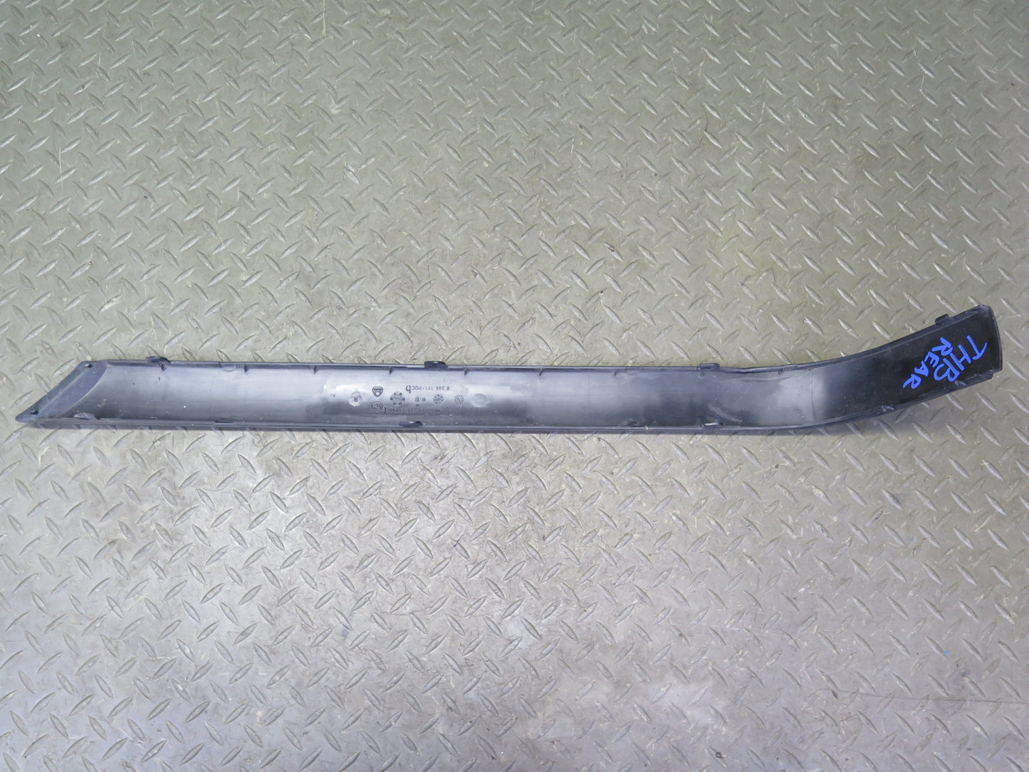 94-99 BMW E36 328iC Convertible Set of 3 Rear Bumper Trim Strip Molding OEM