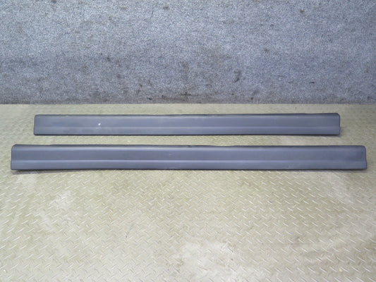 04-11 Mazda RX8 Set of 2 Left & Right Door Inner Sill Scuff Plate Trim Black OEM