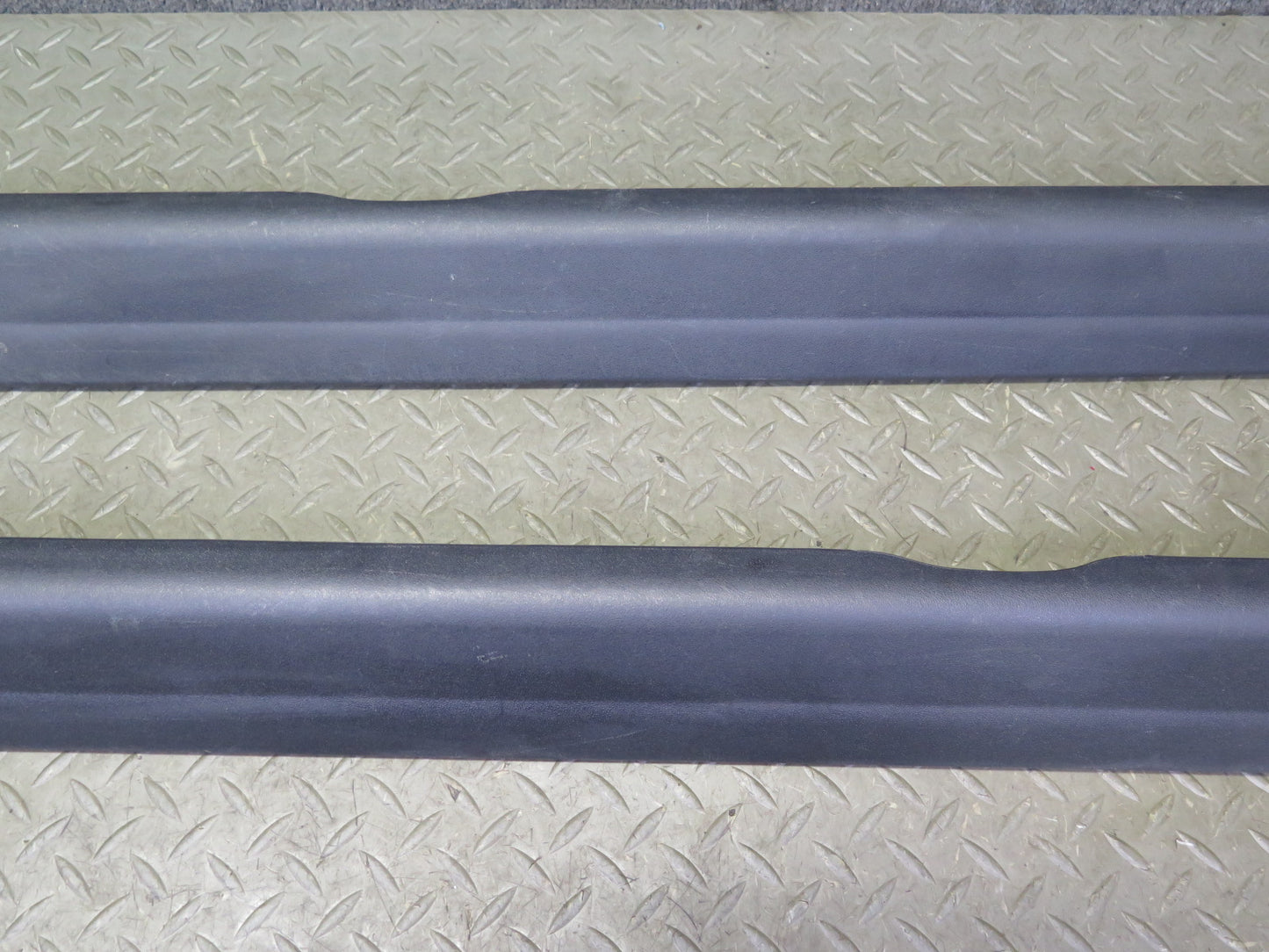 04-11 Mazda RX8 Set of 2 Left & Right Door Inner Sill Scuff Plate Trim Black OEM