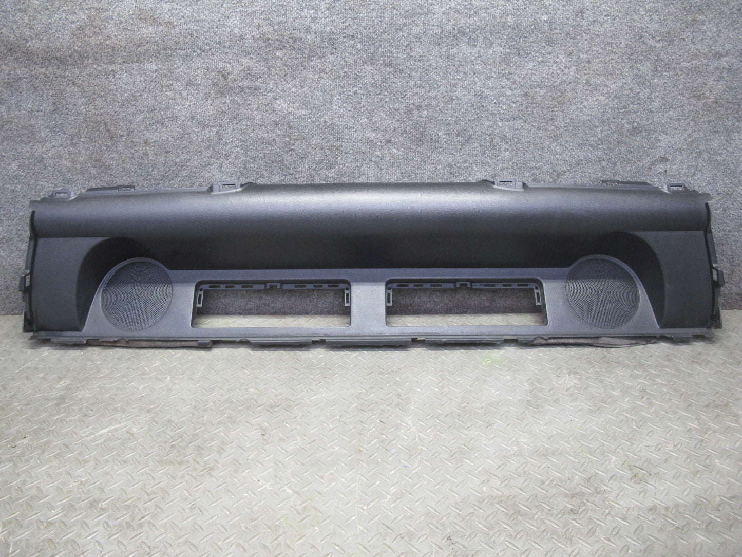 04-09 Nissan Z33 350Z Convert Rear Shelf Speaker Trim Cover Panel Black OEM