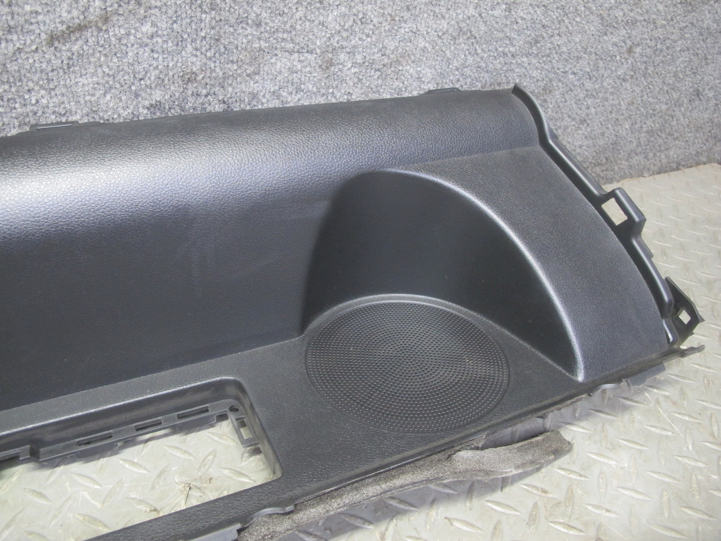 04-09 Nissan Z33 350Z Convert Rear Shelf Speaker Trim Cover Panel Black OEM