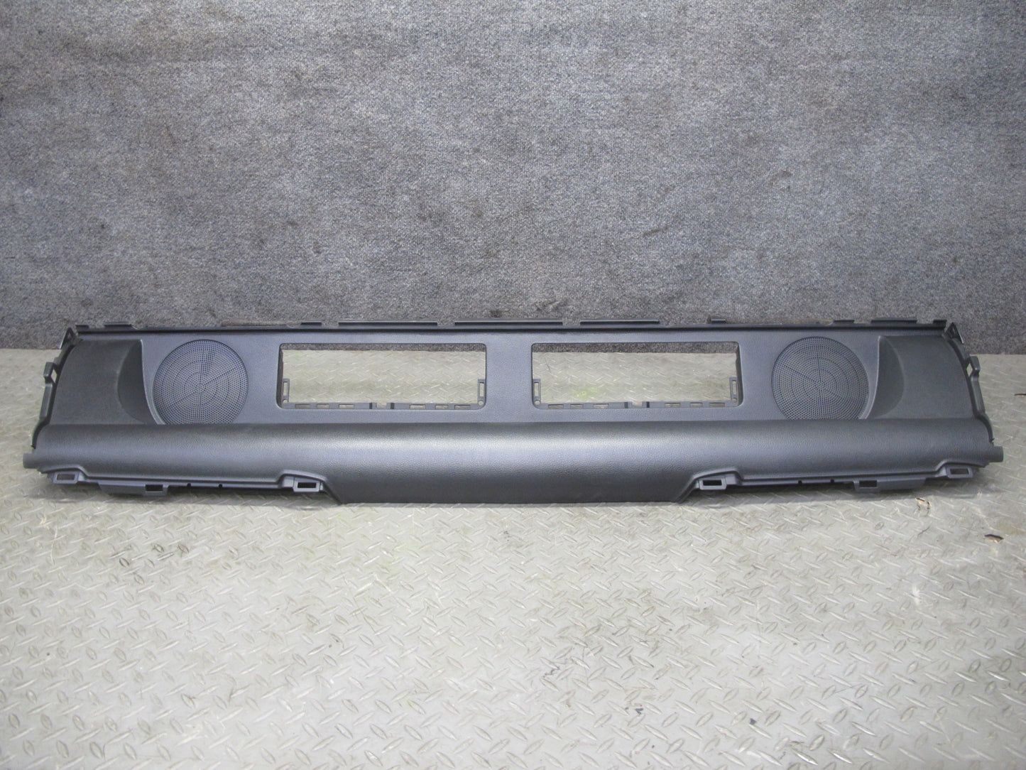 04-09 Nissan Z33 350Z Convert Rear Shelf Speaker Trim Cover Panel Black OEM