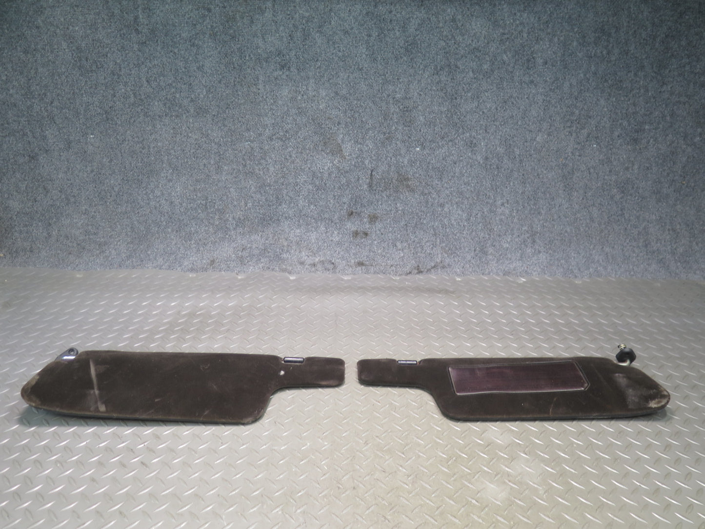 84-89 Nissan Z31 300ZX Set of 2 Front Left & Right Sun Visor Shade OEM