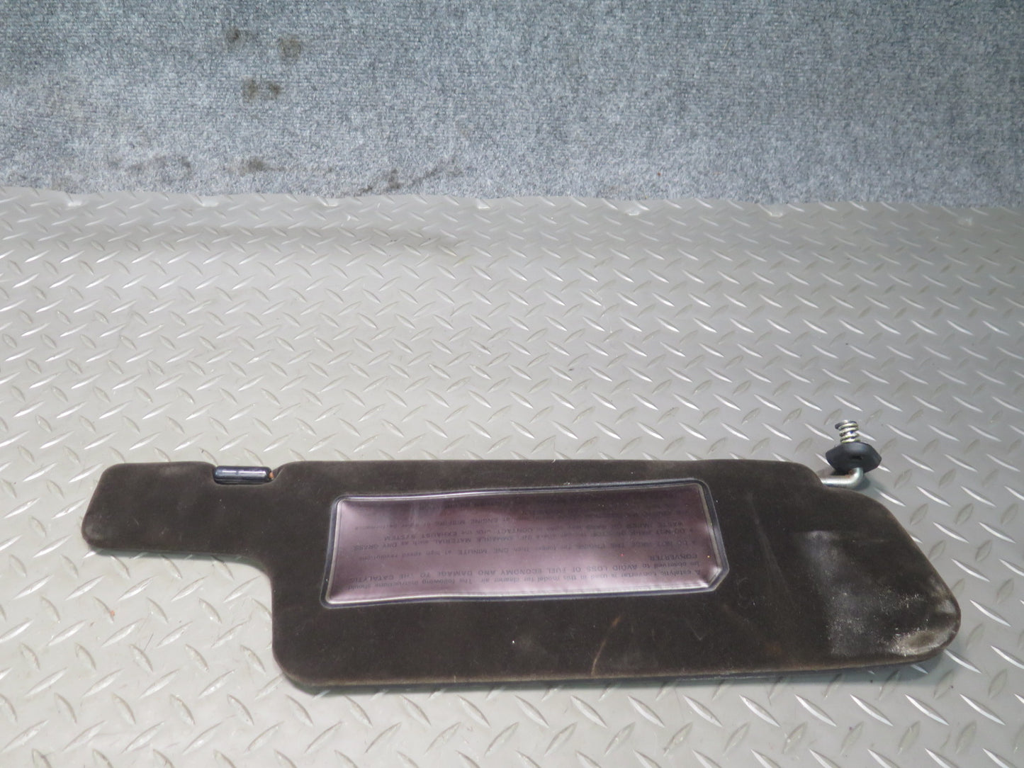 84-89 Nissan Z31 300ZX Set of 2 Front Left & Right Sun Visor Shade OEM
