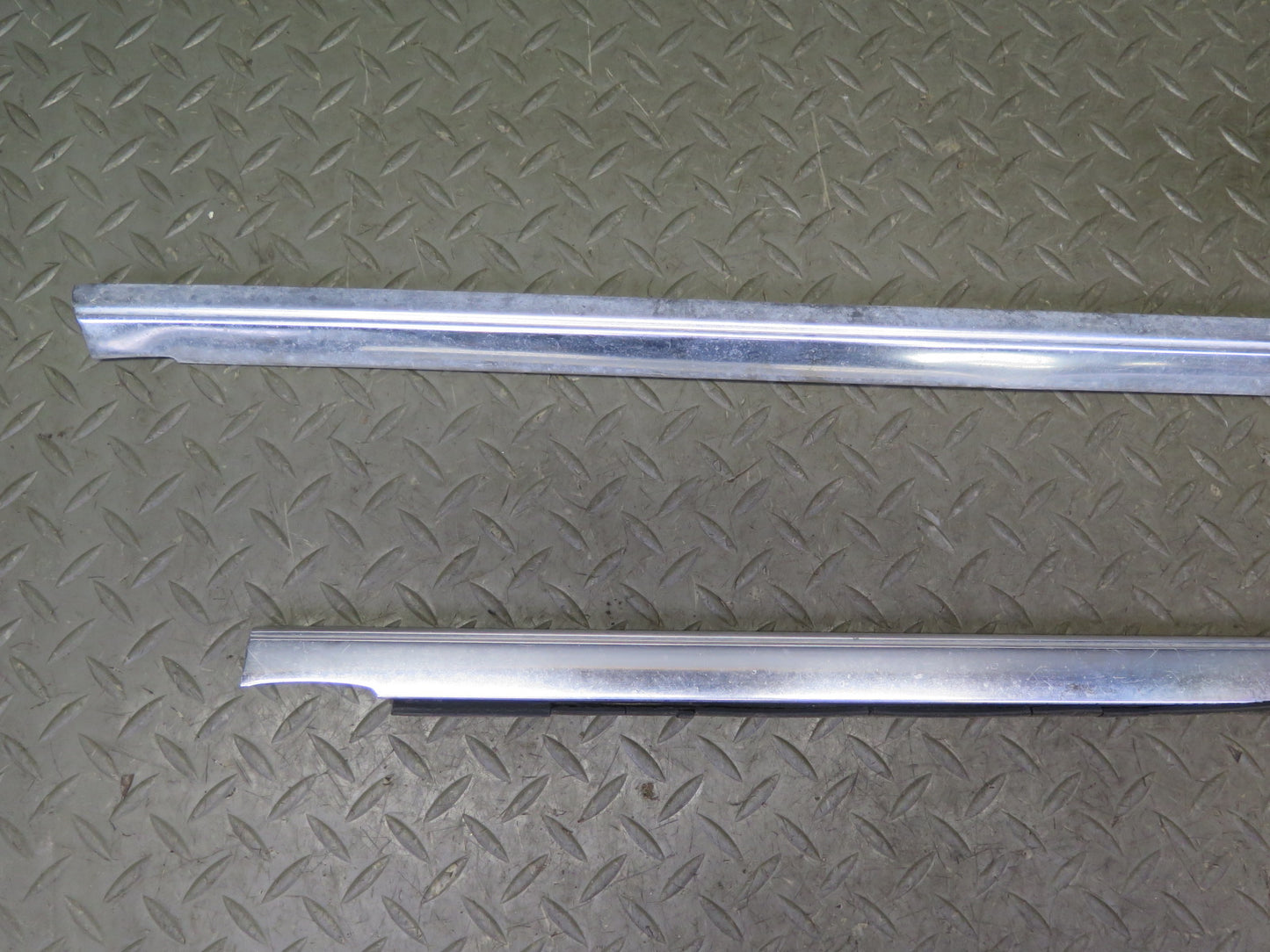 75-76 Mercedes W115 Set of 6 Front & Rear Left Exterior Door Molding OEM
