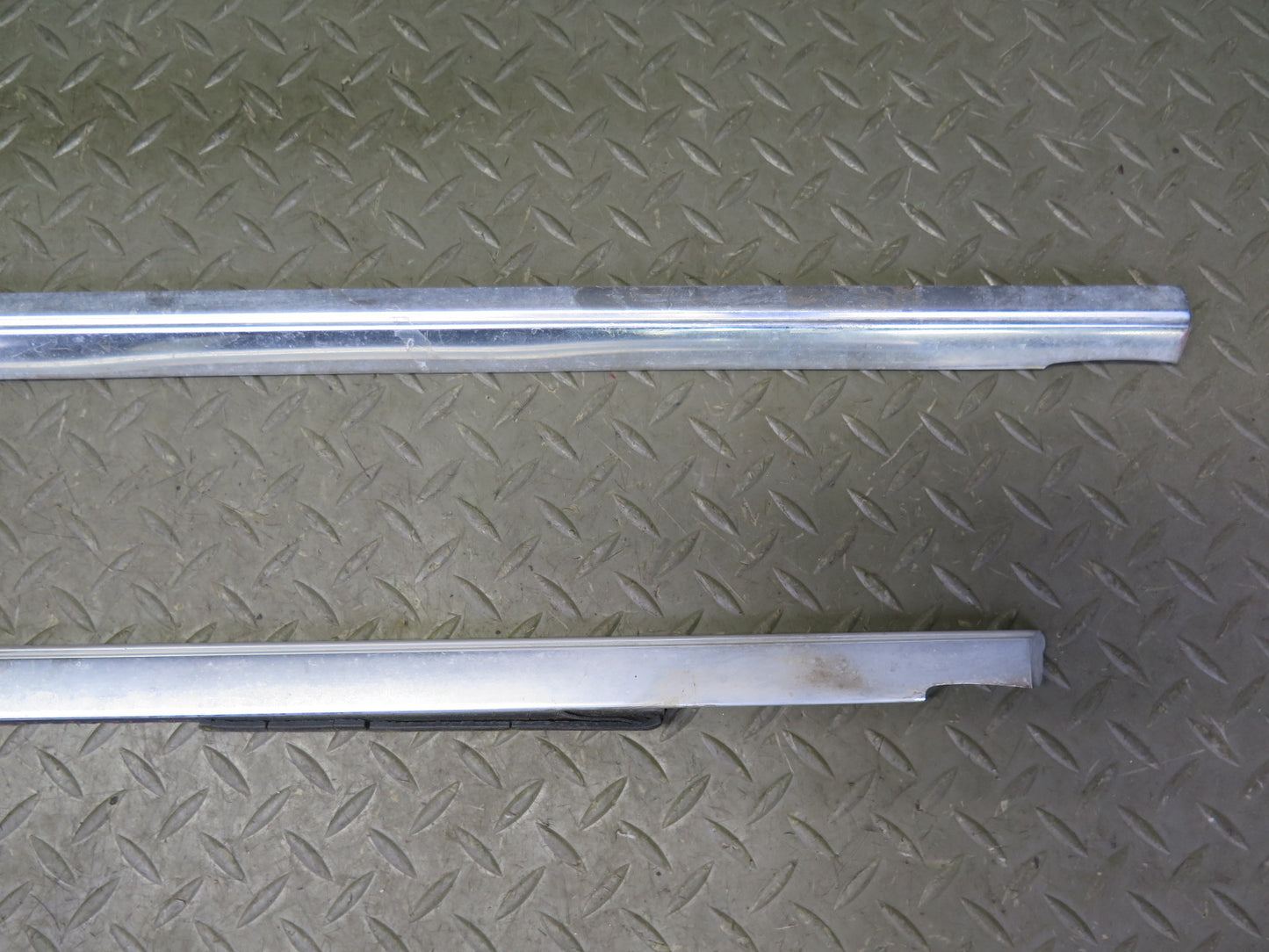 75-76 Mercedes W115 Set of 6 Front & Rear Left Exterior Door Molding OEM