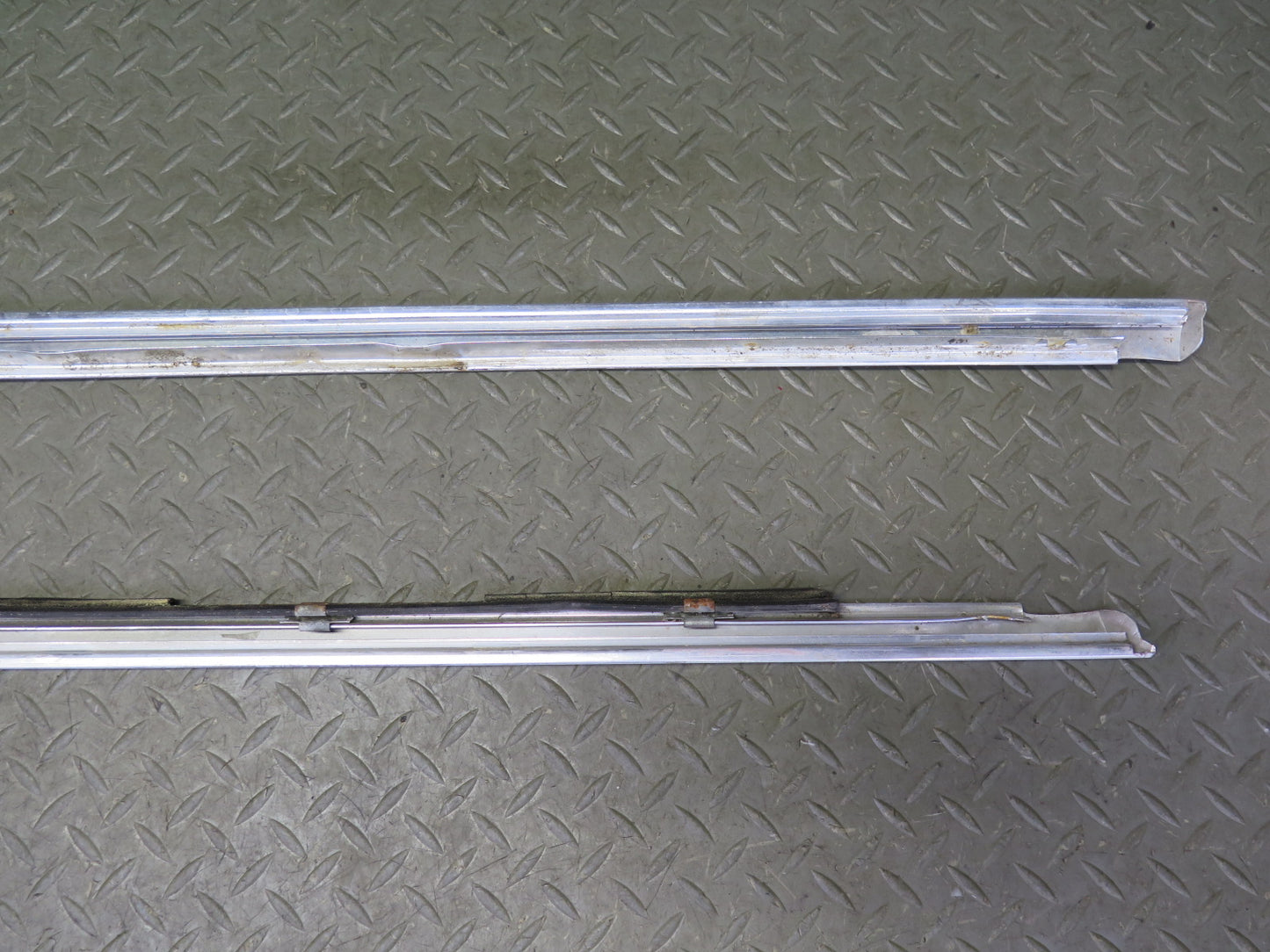 75-76 Mercedes W115 Set of 6 Front & Rear Left Exterior Door Molding OEM
