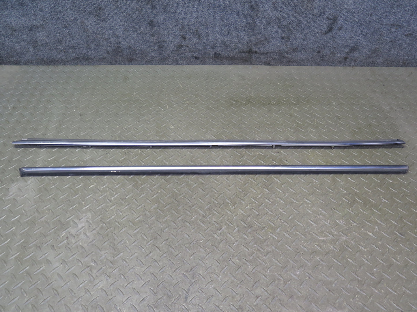 75-76 Mercedes W115 Set of 6 Front & Rear Left Exterior Door Molding OEM