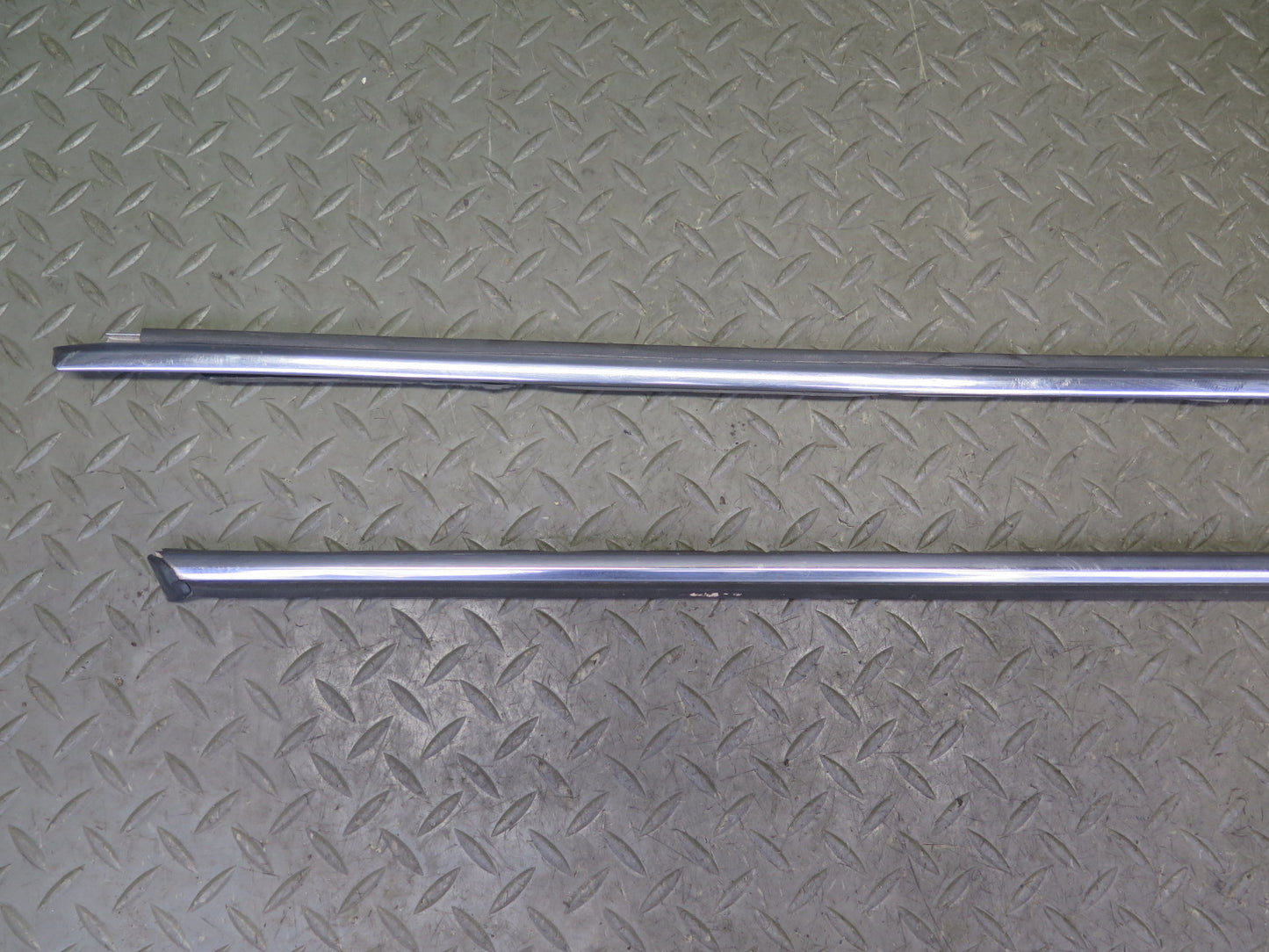 75-76 Mercedes W115 Set of 6 Front & Rear Left Exterior Door Molding OEM
