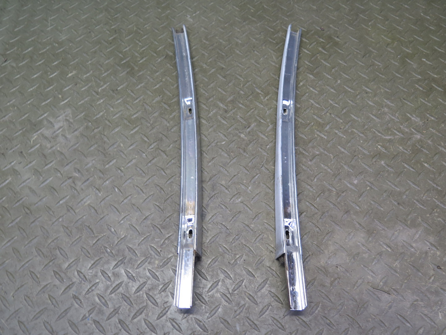 75-76 Mercedes W115 Set of 6 Front & Rear Left Exterior Door Molding OEM