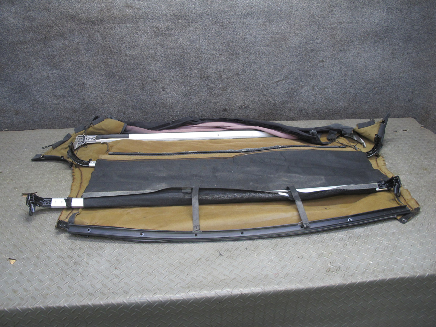 10-19 Nissan 370Z Z34 Convertible Inner Soft TOP Cover w BOW & Retainer Set OEM