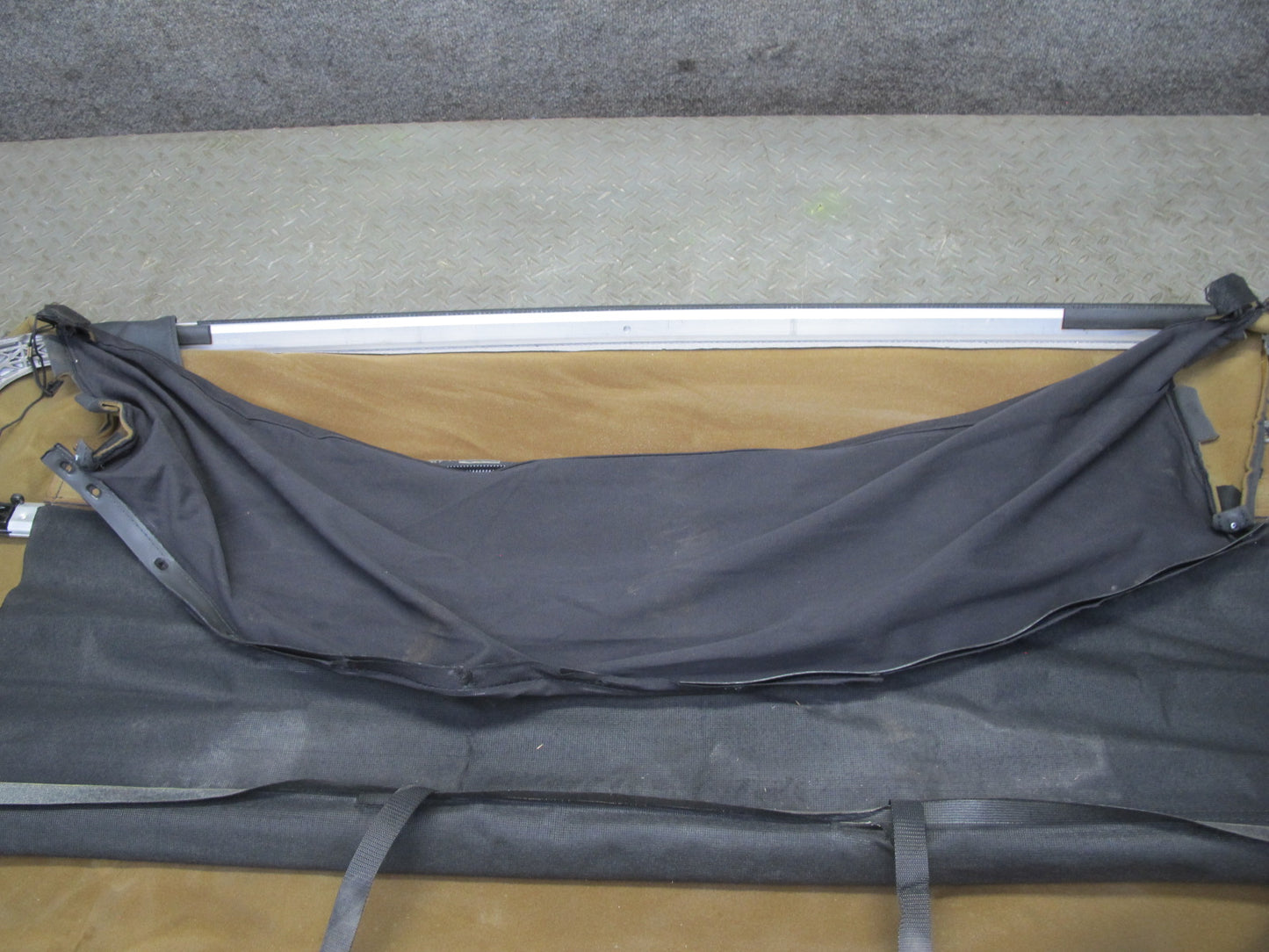 10-19 Nissan 370Z Z34 Convertible Inner Soft TOP Cover w BOW & Retainer Set OEM