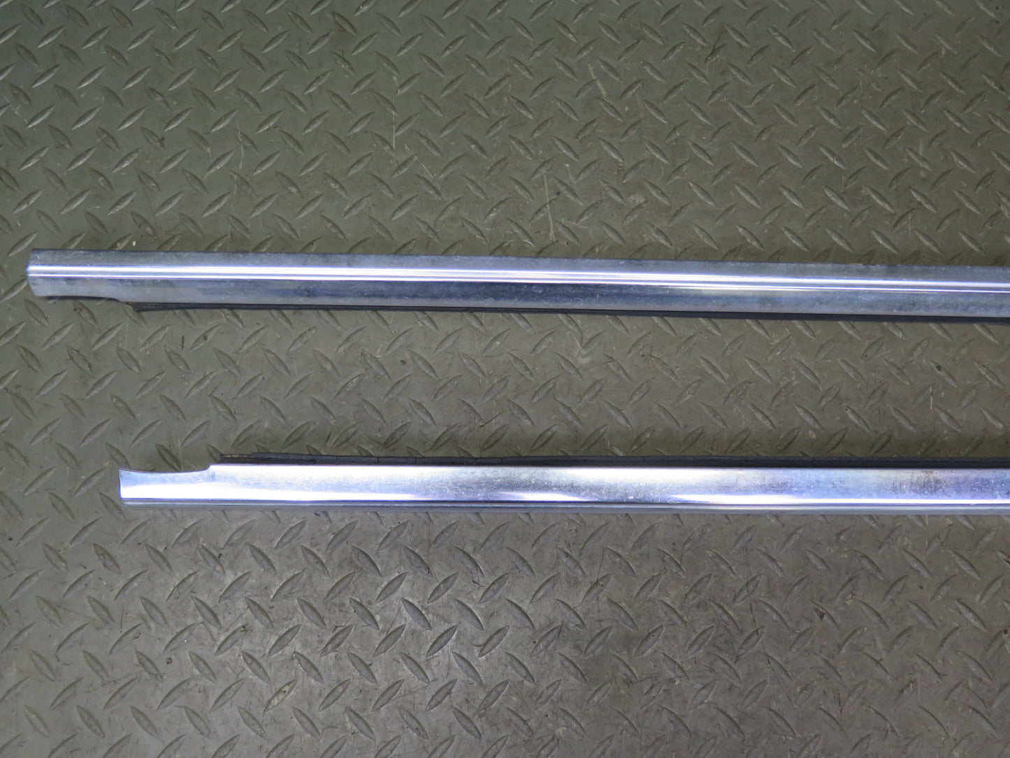 75-76 Mercedes W115 Set of 7 Front & Rear Right Exterior Door Molding OEM