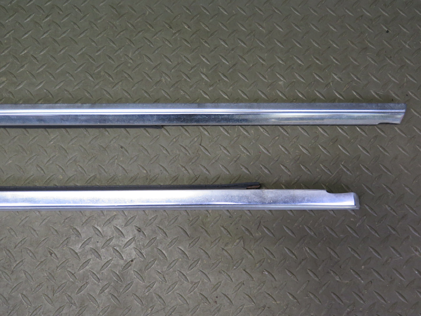 75-76 Mercedes W115 Set of 7 Front & Rear Right Exterior Door Molding OEM