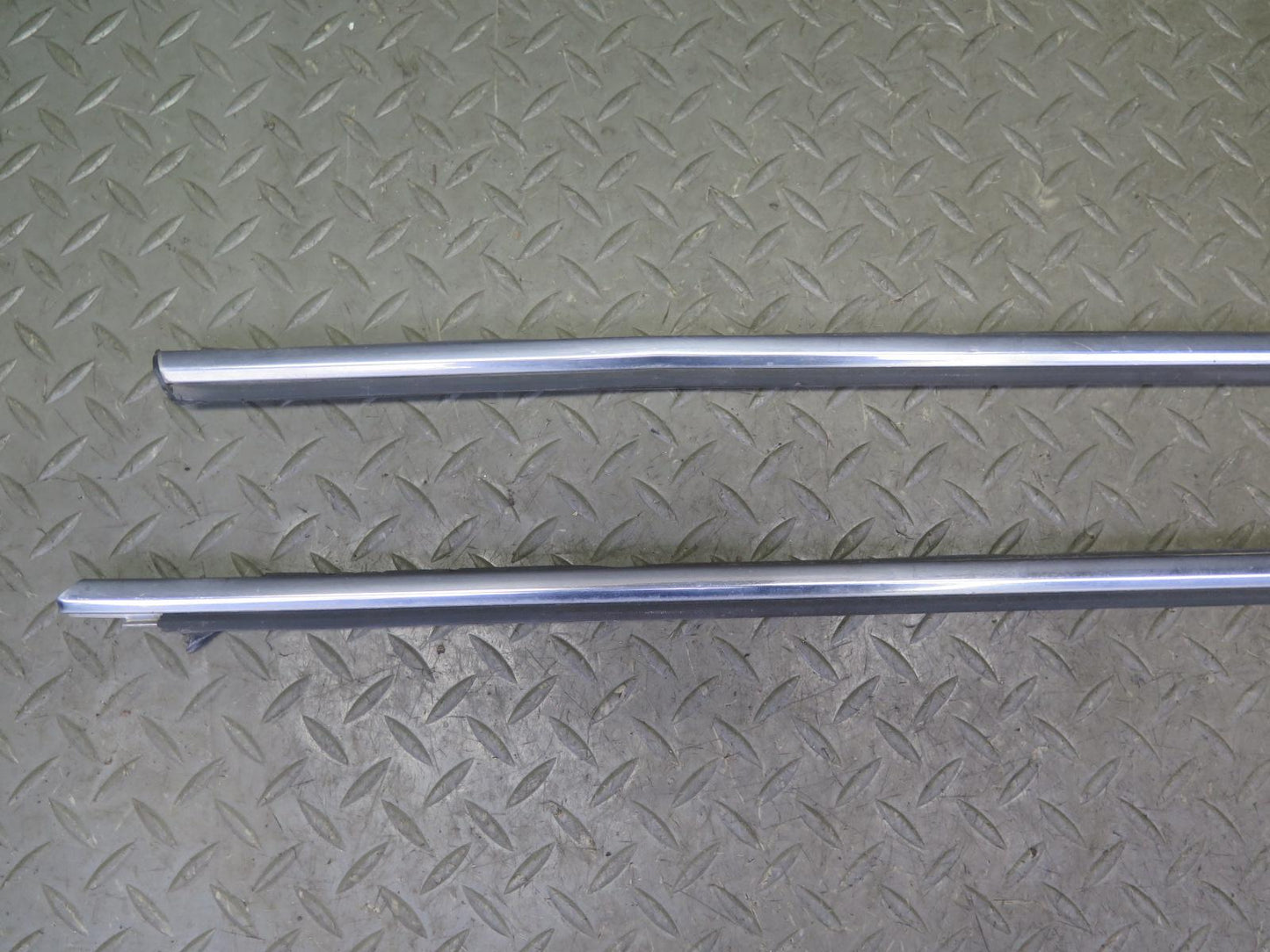 75-76 Mercedes W115 Set of 7 Front & Rear Right Exterior Door Molding OEM
