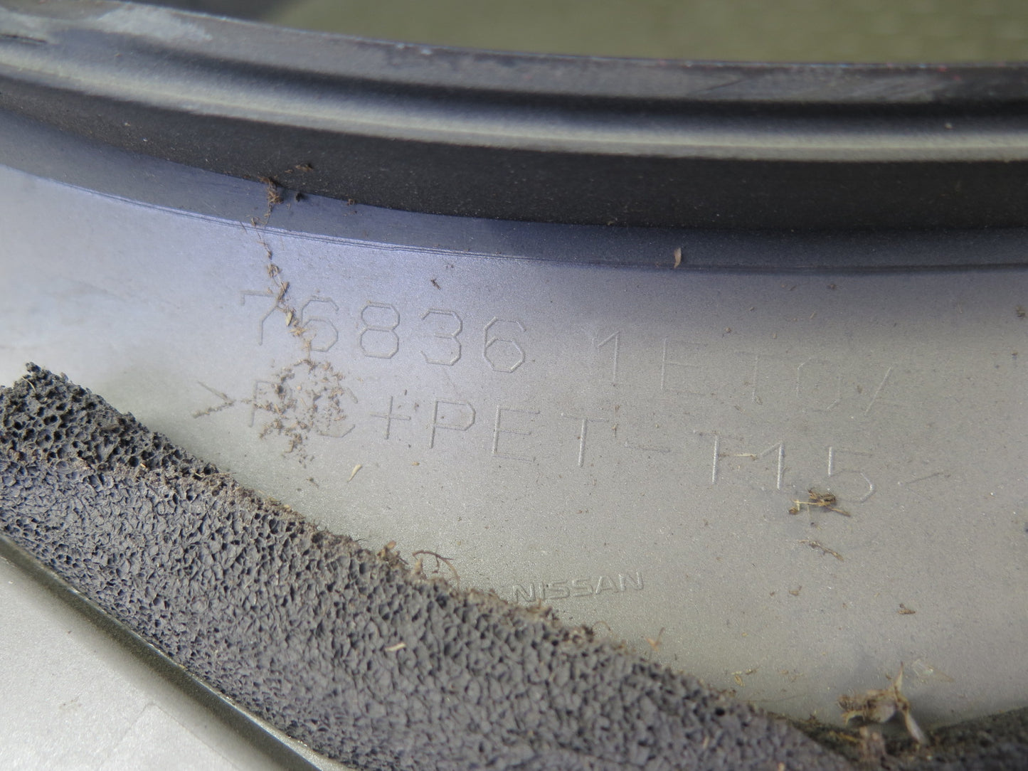 10-19 Nissan 370Z Z34 Convertible Set of 2 Front Exterior A Pillar Molding OEM