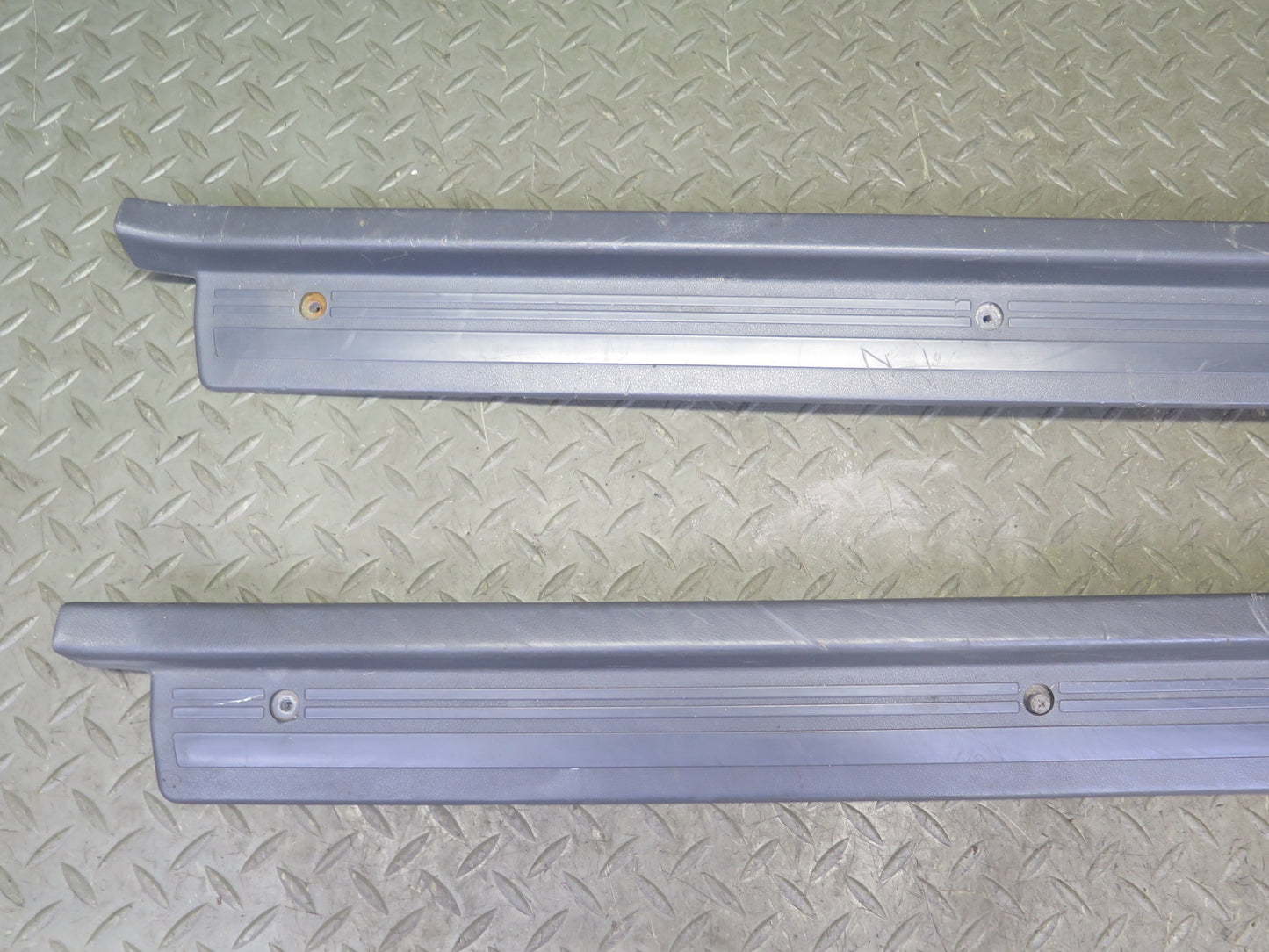 86-92 Toyota Supra MA70L Set of 2 Left & Right Door Scuff Sill Plate Trim OEM