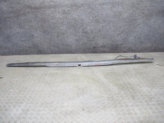 73-89 Mercedes R107 Rear Trunk Lid License Plate Light Lamp Chrome Molding OEM