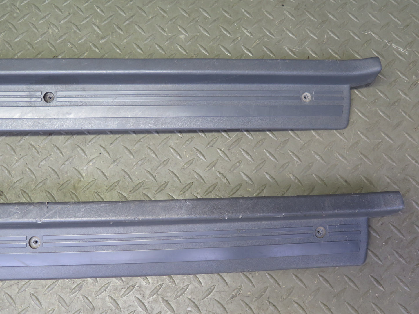 86-92 Toyota Supra MA70L Set of 2 Left & Right Door Scuff Sill Plate Trim OEM