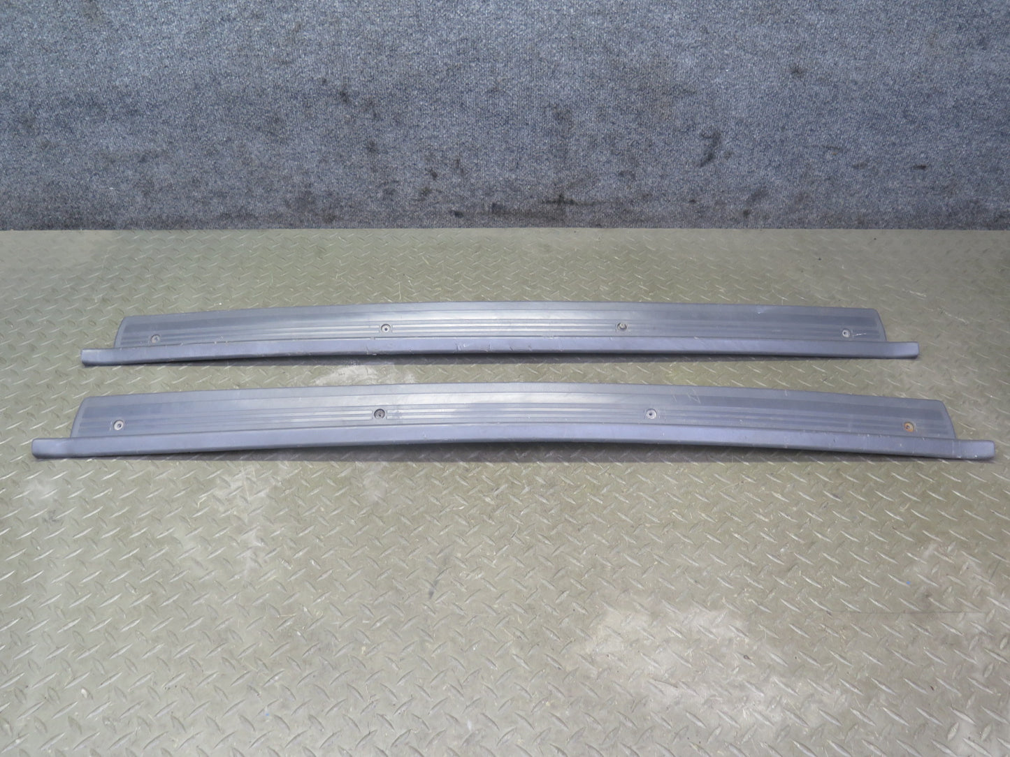 86-92 Toyota Supra MA70L Set of 2 Left & Right Door Scuff Sill Plate Trim OEM