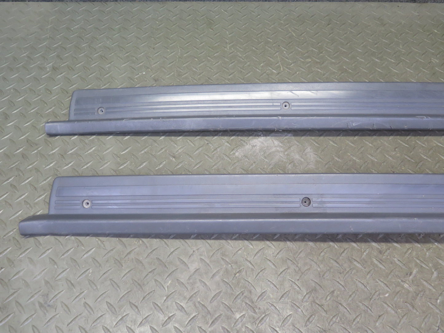 86-92 Toyota Supra MA70L Set of 2 Left & Right Door Scuff Sill Plate Trim OEM