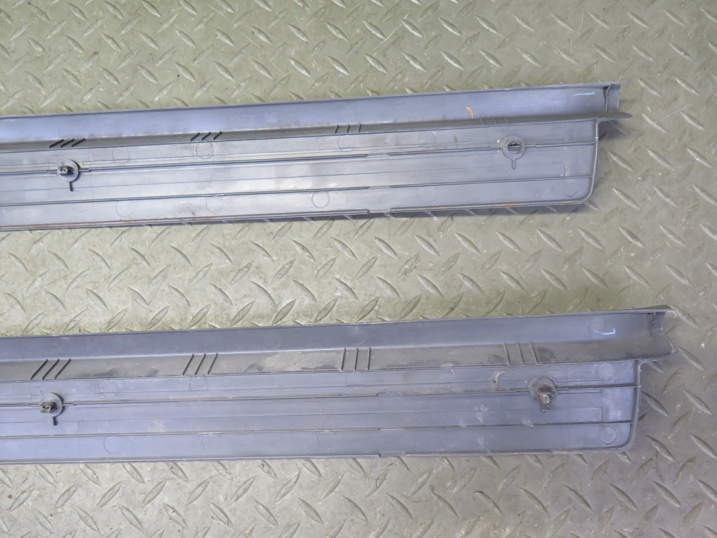 86-92 Toyota Supra MA70L Set of 2 Left & Right Door Scuff Sill Plate Trim OEM