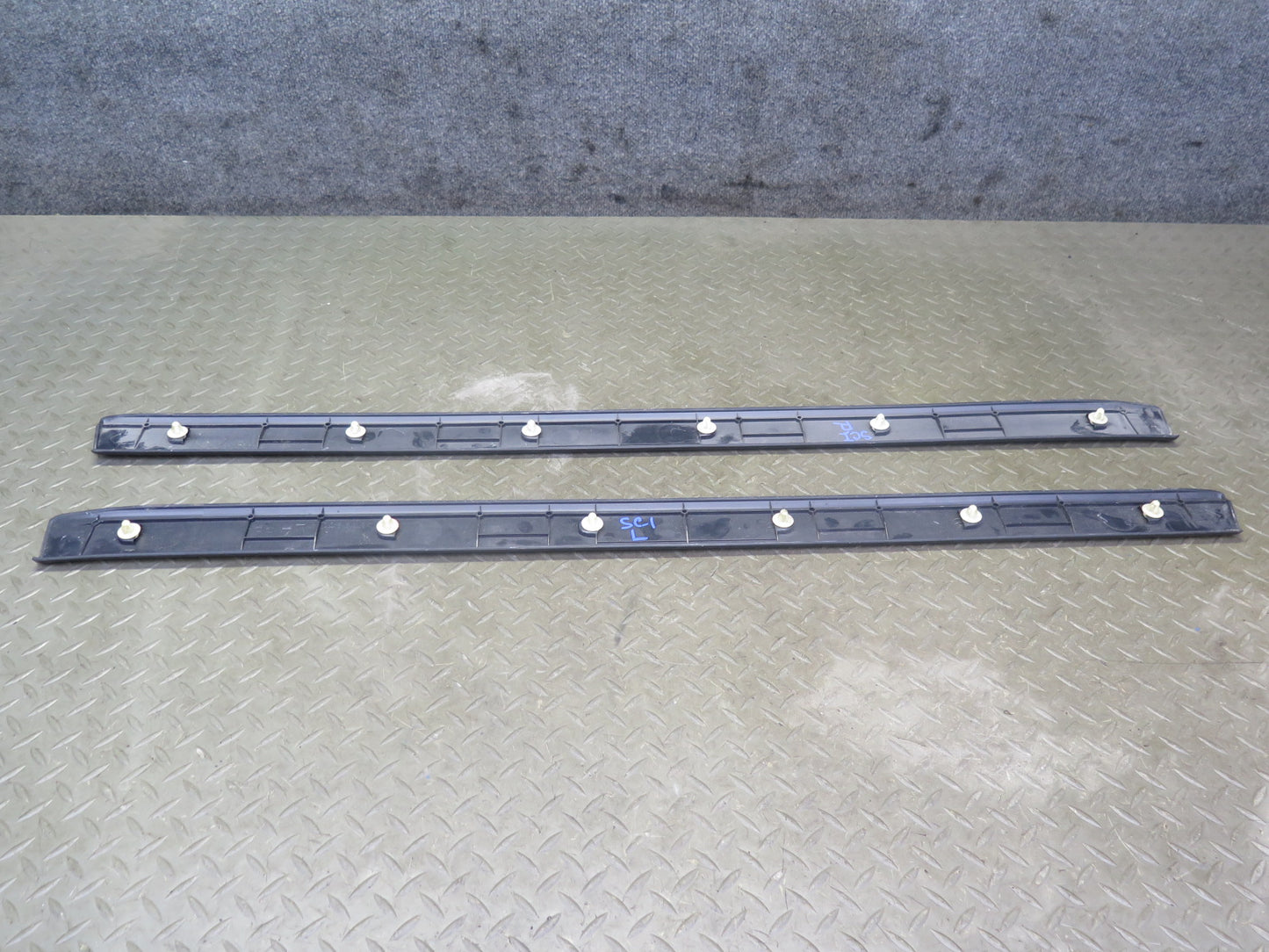 92-00 Lexus JZZ31L SC400 SC300 Set of 2 Door Scuff Sill Plate Trim Panel OEM