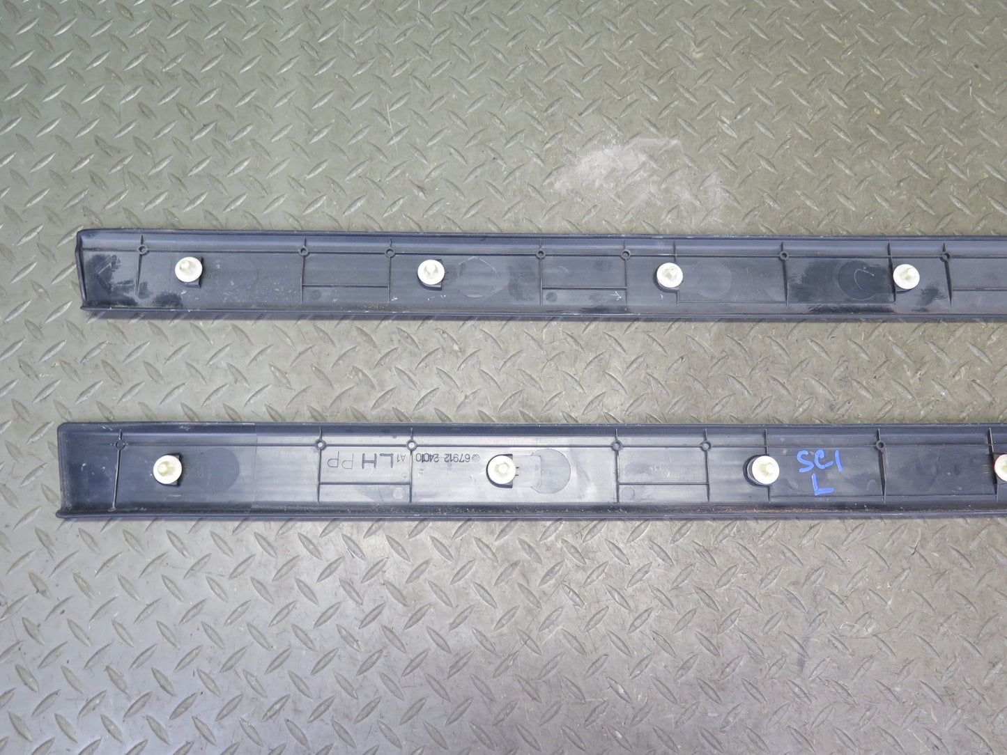 92-00 Lexus JZZ31L SC400 SC300 Set of 2 Door Scuff Sill Plate Trim Panel OEM